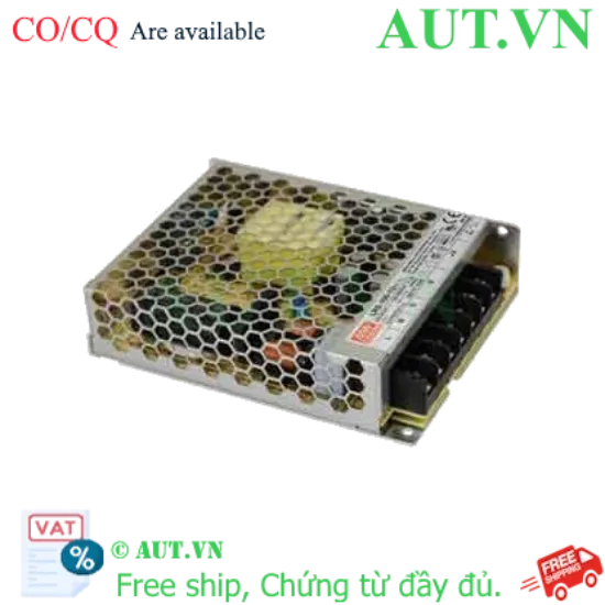 Ảnh của Bộ Nguồn Mean Well LRS-100-12 (12V-8.5A-102W) - Siêu Mỏng, Hiệu Suất Cao, Chính Hãng | AUT VN