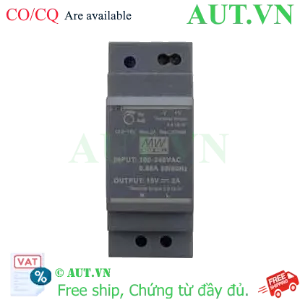 Ảnh của Bộ Nguồn Mean Well HDR-30-15 15V-2A-30W | Siêu Mỏng, Lắp Ray DIN Rail