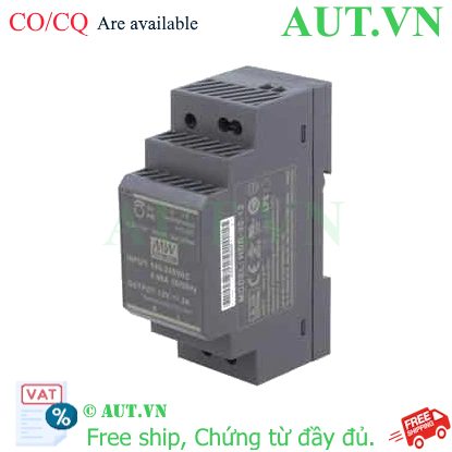 Ảnh của Bộ nguồn 30W siêu mỏng dạng bậc gắn thanh ray MEAN WELL HDR-30-12 