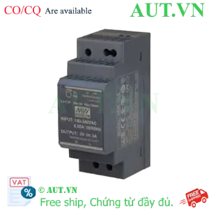 Ảnh của Bộ Nguồn Mean Well HDR-30-5 (5V-6A) - Siêu Mỏng, Gắn Ray DIN, Chuẩn LPS Chính Hãng | AUT VN