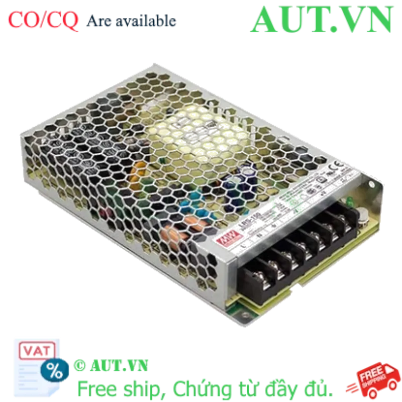 Ảnh của Bộ Nguồn Mean Well LRS-150-15 (15V-10A-150W) - Hiệu Suất Cao, Siêu Mỏng, Tản Nhiệt Tự Nhiên - AUT VN