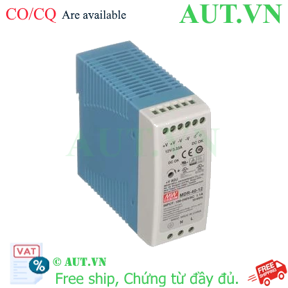Ảnh của MDR-40-12 - Bộ nguồn Mean well 12VDC, 3.33A, 40W