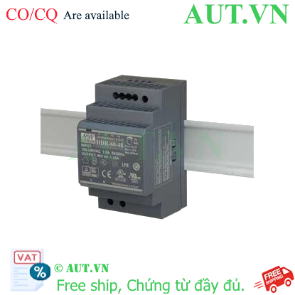 Ảnh của HDR-60-48 | Nguồn xung Mean Well, 60W, 90-132VAC, 1.25A