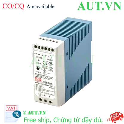 Ảnh của MDR-60-5 | Bộ nguồn tổ ong Mean Well, AC sang DC, 50W