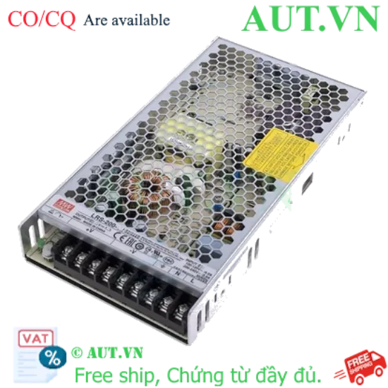 Ảnh của Bộ Nguồn Mean Well LRS-200-36 (36V-5.9A) - Thiết Kế Slim, Hiệu Suất Cao, Chính Hãng AUT VN