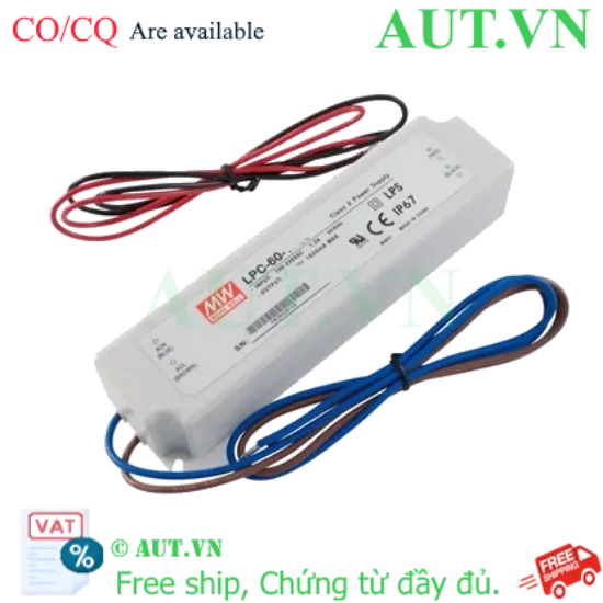 Ảnh của Bộ nguồn LED Meanwell LPC-60-1400 (9-42V 60W 1400mA)