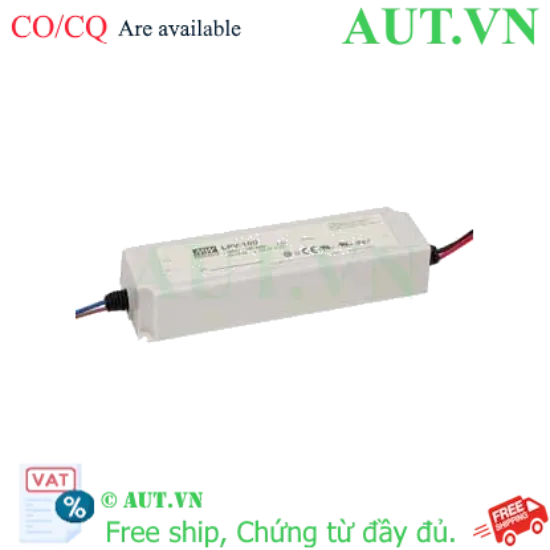 Ảnh của Bộ Nguồn Mean Well LPV-100-5 (5V-12A) - Chống Nước IP67, Siêu Bền, Chuyên LED Pixel | AUT VN