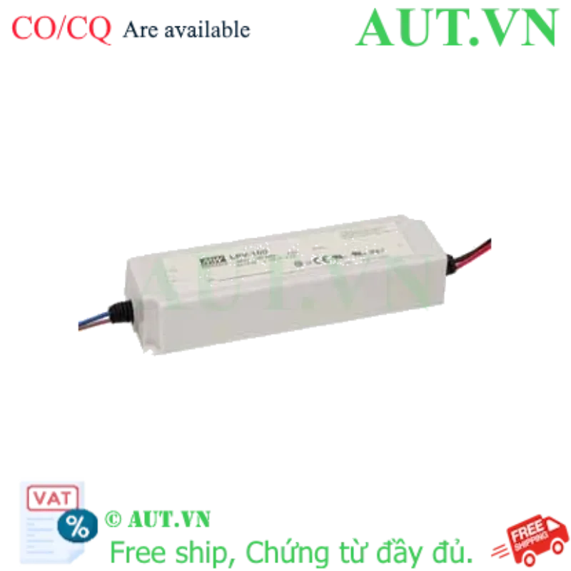 Ảnh của Bộ Nguồn Mean Well LPV-100-5 (5V-12A) - Chống Nước IP67, Công Suất 60W, Chuyên LED Pixel | AUT VN