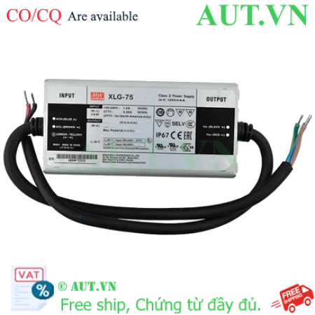 Ảnh của Nguồn đèn LED 75W cấp dòng ổn định MEAN WELL XLG-75-12-A 