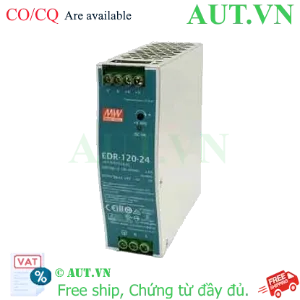 Ảnh của Bộ Nguồn Mean Well EDR-120-24 (24V 5A 120W) - Slim DIN Rail Siêu Mỏng - AUT VN