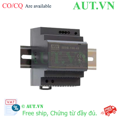 Ảnh của HDR-100-24 | Nguồn 1 chiều Mean Well, DIN, 3.83A, 24VDC