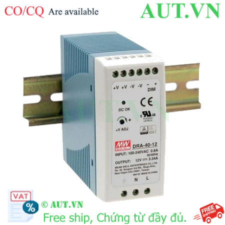 Ảnh của Bộ nguồn Meanwell DRA-40-12 (40W 12V 3.34A)