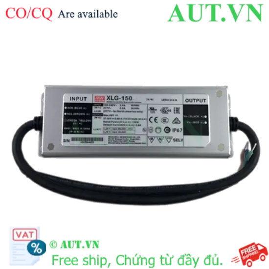 Ảnh của Nguồn đèn LED 150W ổn định công suất MEAN WELL XLG-150-24-A 