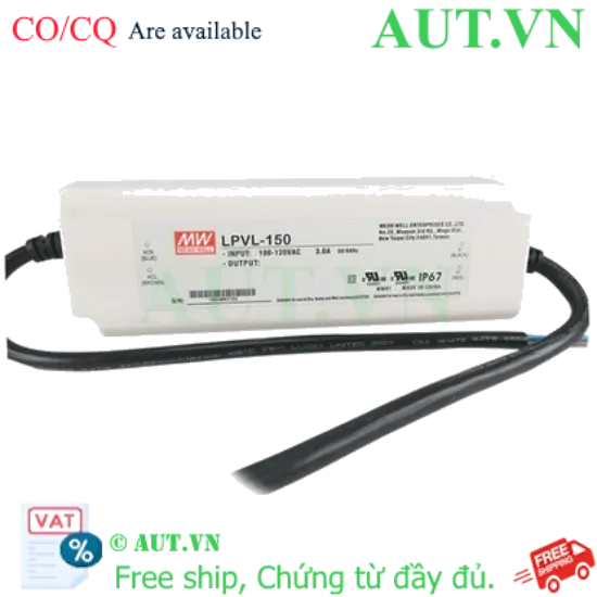 Ảnh của Bộ nguồn xung 150W một ngõ ra MEAN WELL LPVL-150-24 