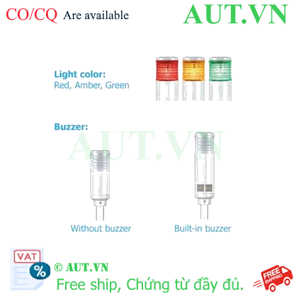 Ảnh của Đèn tháp Qlight STC45L-BZ-3-110-RAG-LW18