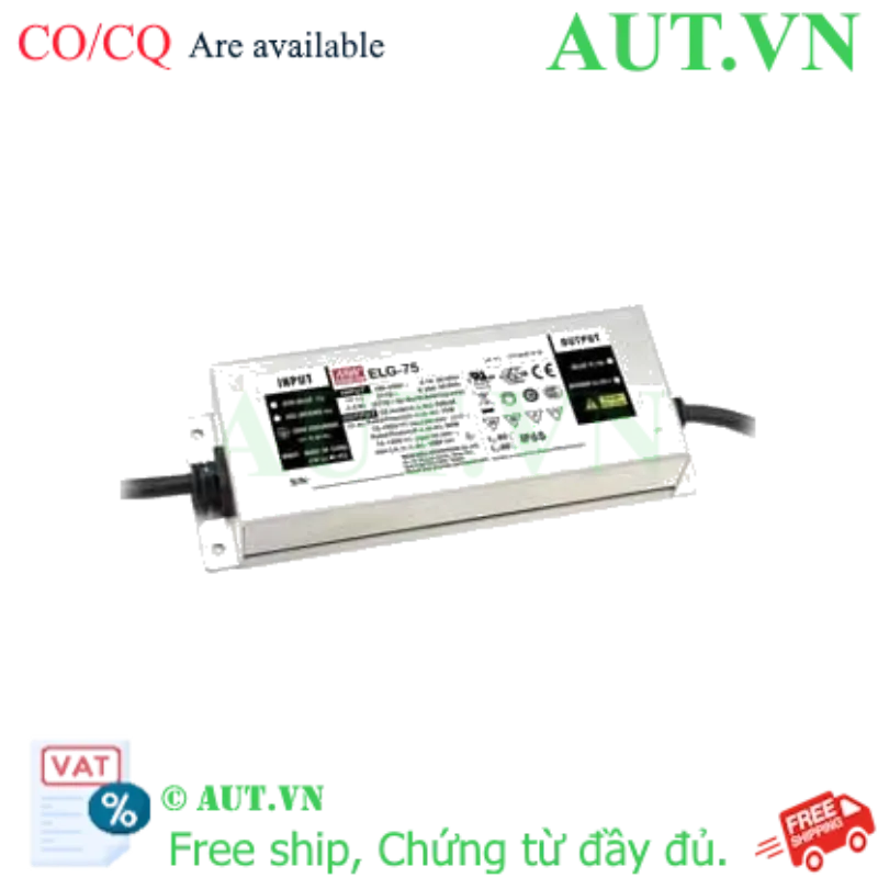 Ảnh của Nguồn đèn LED 75W cấp dòng và áp ổn định MEAN WELL ELG-75-36 