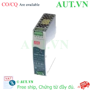 Ảnh của Bộ Nguồn Mean Well SDR-75-48 | 48V 75W | Slim Siêu Mỏng, Lắp Ray DIN, Chính Hãng AUT VN
