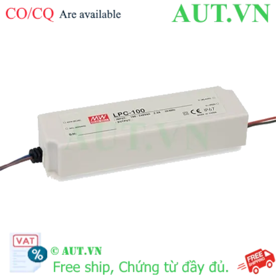 Ảnh của Bộ nguồn LED Meanwell LPC-100-1050 (48-96V 100W 1050mA)