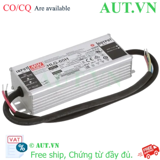 Ảnh của Nguồn đèn LED 60W cấp dòng ổn định MEAN WELL HLG-60H-42B 