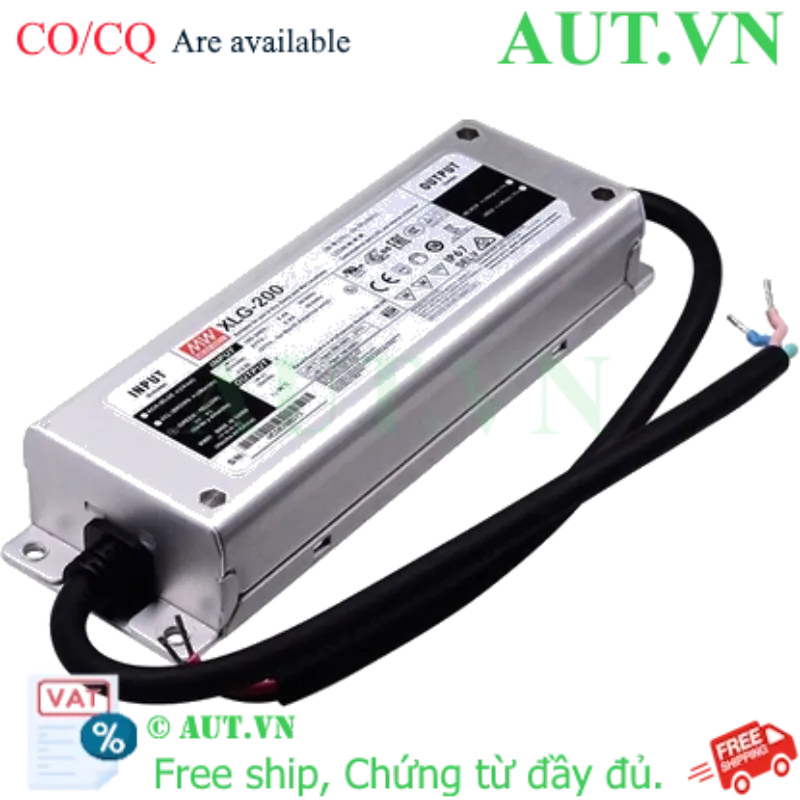 Ảnh của Nguồn LED Mean Well XLG-200-24 (200W-24V) - Chống Nước IP67, Hiệu Suất 94%