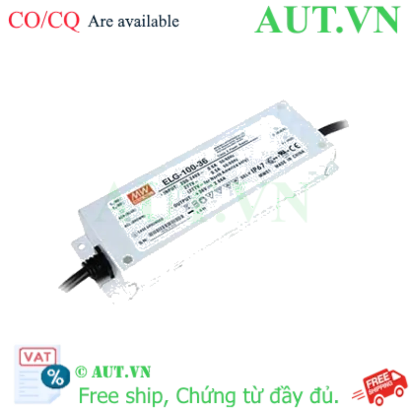 Ảnh của Nguồn đèn LED 100W MEAN WELL ELG-100-36 