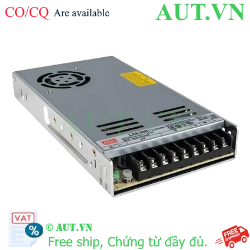 Ảnh của Bộ Nguồn Tổ Ong Meanwell LRS-350-48 (48V-7.3A-350W) - Thiết Kế Slim, Hiệu Suất Cao, Chính Hãng AUT VN