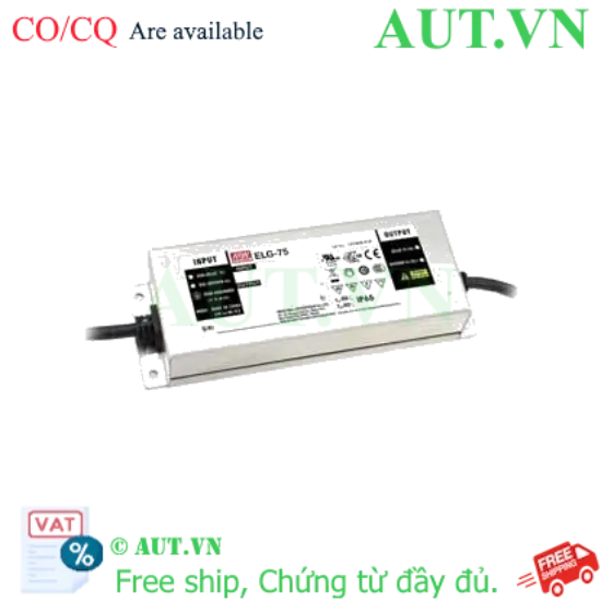 Ảnh của Nguồn đèn LED 75W cấp dòng ổn định MEAN WELL ELG-75-C1400DA 