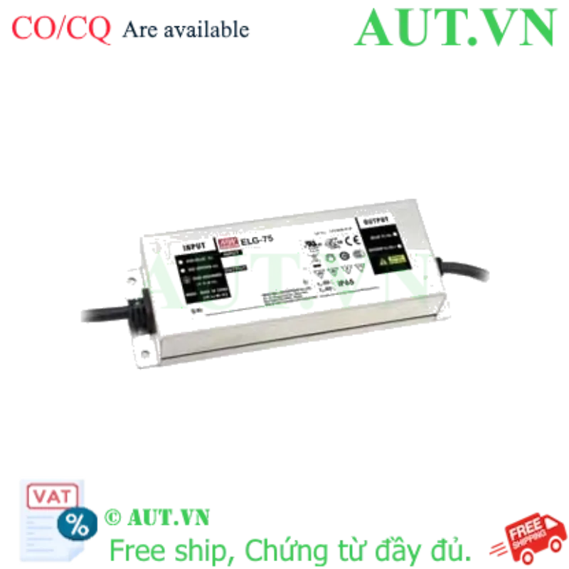 Ảnh của Nguồn đèn LED 75W cấp dòng ổn định MEAN WELL ELG-75-C500D2 