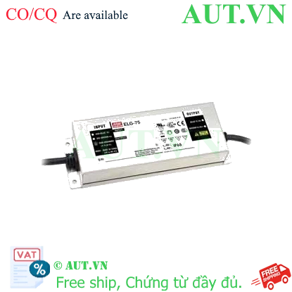 Ảnh của Nguồn đèn LED 75W cấp dòng ổn định MEAN WELL ELG-75-C1050D2 