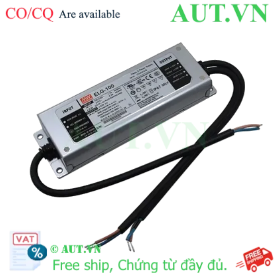 Ảnh của Nguồn đèn LED 100W cấp dòng ổn định MEAN WELL ELG-100-C700DA 