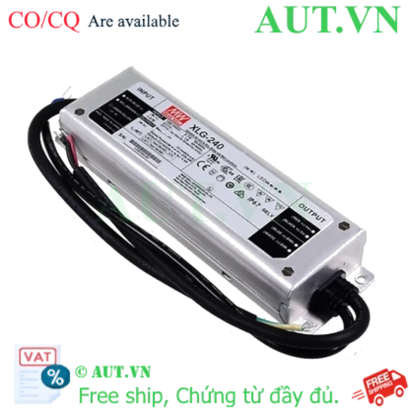 Ảnh của Nguồn LED Mean Well XLG-240-H-AB 240W | IP67, Chống Sốc 6KV, Dimming 3-trong-1
