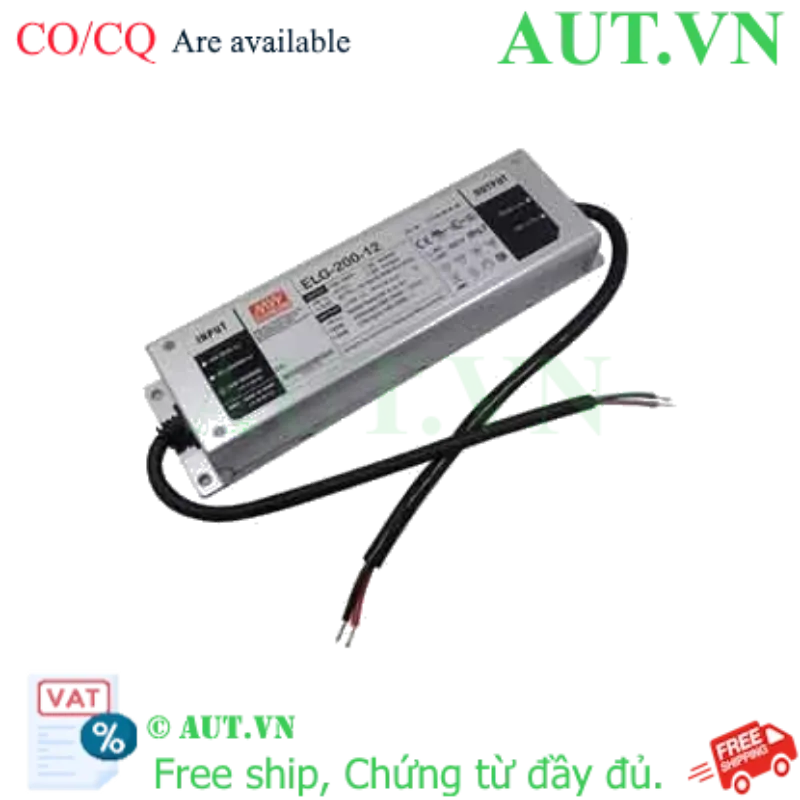 Ảnh của Nguồn đèn LED 144-200W ổn áp ổn dòng MEAN WELL ELG-200-12 