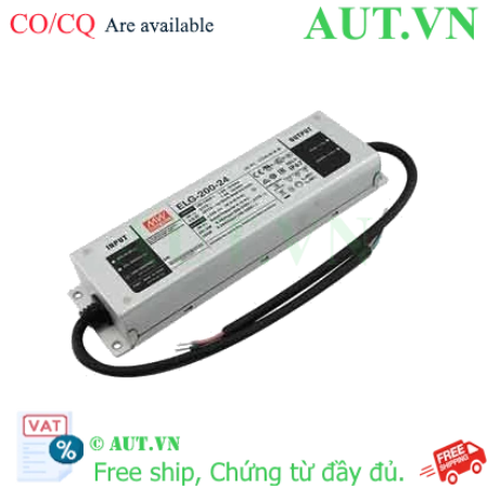 Ảnh của Nguồn đèn LED 144-200W ổn áp ổn dòng MEAN WELL ELG-200-24 