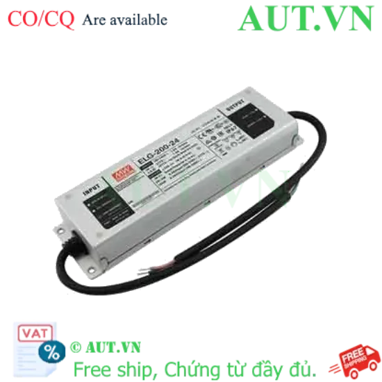 Ảnh của Nguồn đèn LED 144-200W ổn áp ổn dòng MEAN WELL ELG-200-24 