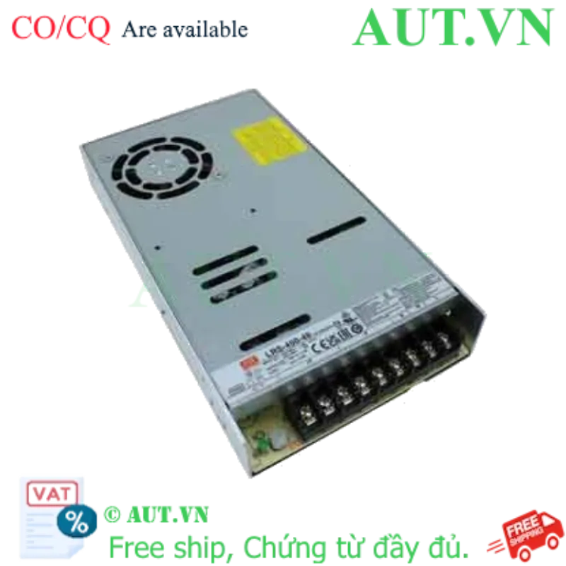 Ảnh của Bộ Nguồn Mean Well LRS-450-48 | 48V-9.4A-450W | Hiệu Suất 92% Siêu Bền - AUT VN