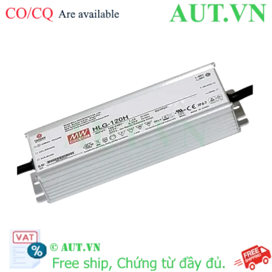 Ảnh của Nguồn đèn LED 120W cấp dòng ổn định MEAN WELL HLG-120H-48 