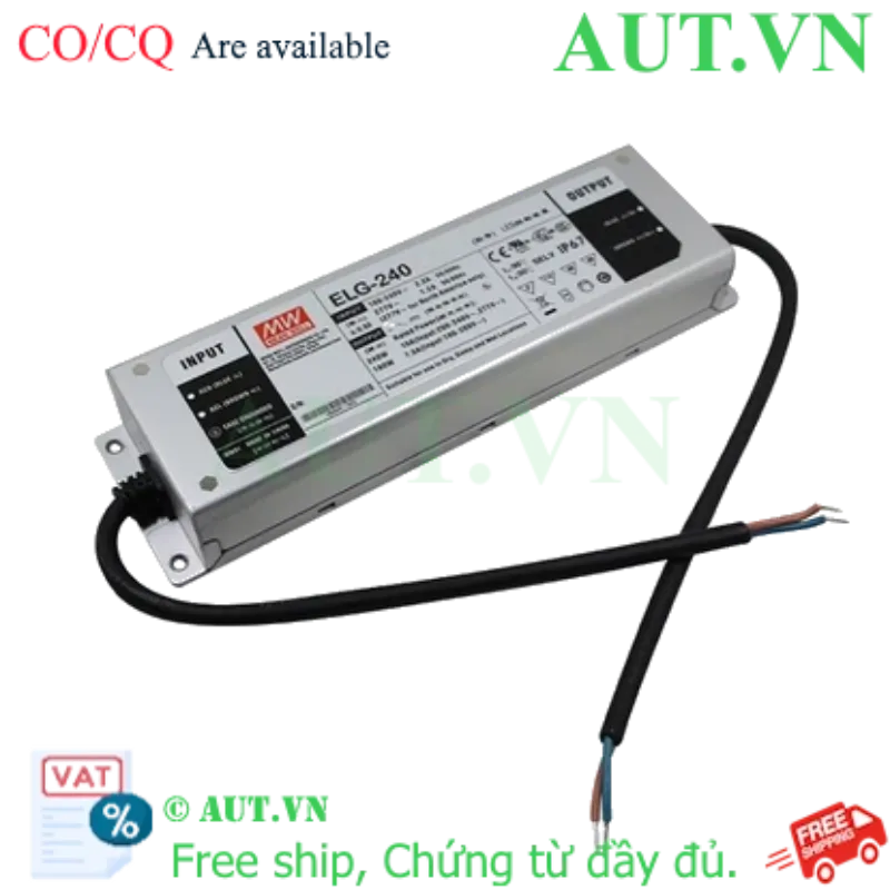 Ảnh của Bộ nguồn LED Meanwell ELG-200-12DA-3Y (12V 200W 16A)