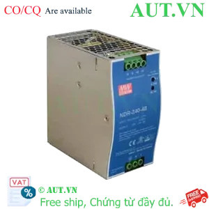 Ảnh của Bộ Nguồn Mean Well NDR-240-48 (48V-5A-240W) | Lắp Thanh Ray DIN, Hiệu Suất 90% - AUT VN