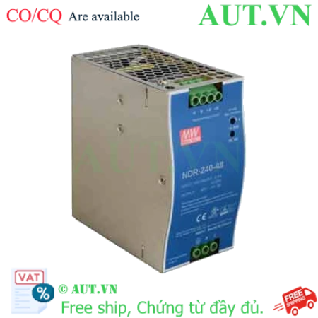 Ảnh của Bộ Nguồn MEAN WELL NDR-240-48 (48V-5A-240W) - Lắp Thanh Ray DIN, Hiệu Suất Cao, Chính Hãng AUT VN