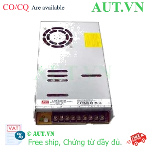 Ảnh của Bộ Nguồn Mean Well LRS-600-24 (24V 25A 600W) | Hiệu Suất 91%, Thiết Kế Slim, Chính Hãng AUT VN