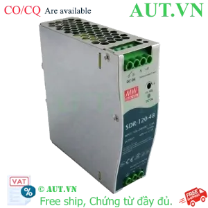 Ảnh của Bộ Nguồn Mean Well SDR-120-48 | 48V 2.5A 120W | Slim DIN Rail Siêu Mỏng