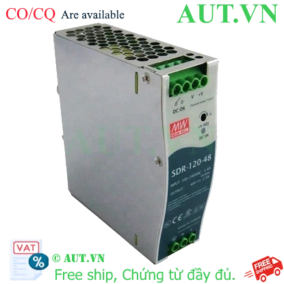 Ảnh của SDR-120-48 | Bộ chuyển đổi nguồn Mean Well - 88-264VAC