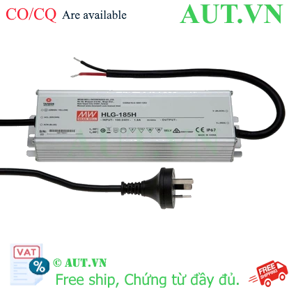 Ảnh của Nguồn đèn LED 185W cấp dòng ổn định MEAN WELL HLG-185H-15A 