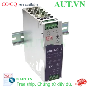Ảnh của Bộ nguồn Meanwell WDR-120-24 | 120W 24V 5A | Gắn Thanh Ray DIN Rail
