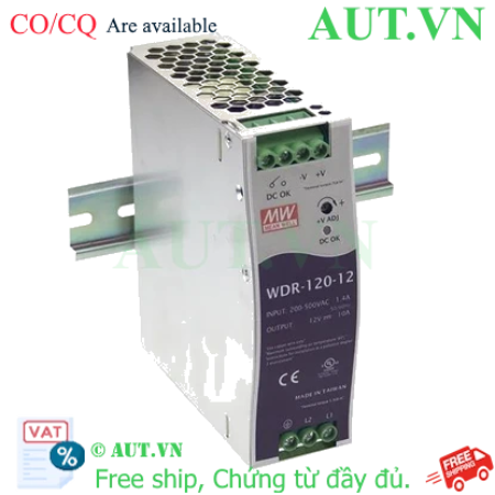 Ảnh của Bộ nguồn Meanwell WDR-120-24 (120W 24V 5A)