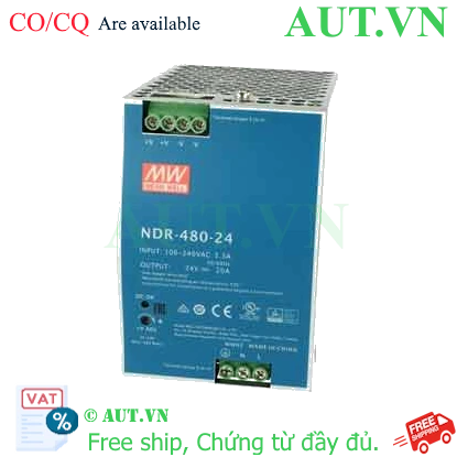 Ảnh của NDR-480-24 Nguồn tổ ong Meanwell - Hàng mới - Sẵn kho
