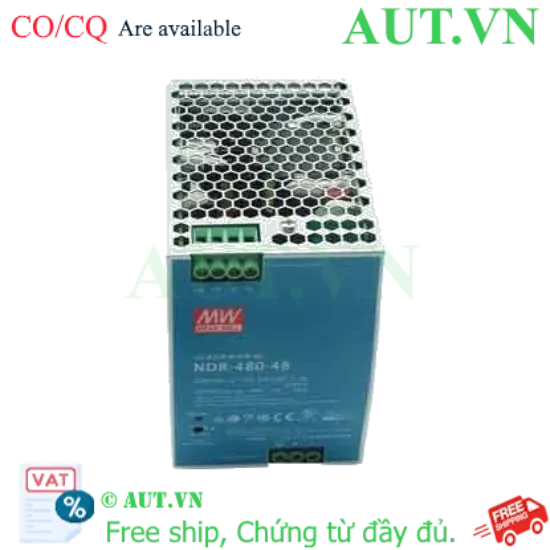 Ảnh của Bộ Nguồn Mean Well NDR-480-48 (48V-10A-480W) - Gắn Ray DIN, Hiệu Suất Cao, Chính Hãng AUT VN