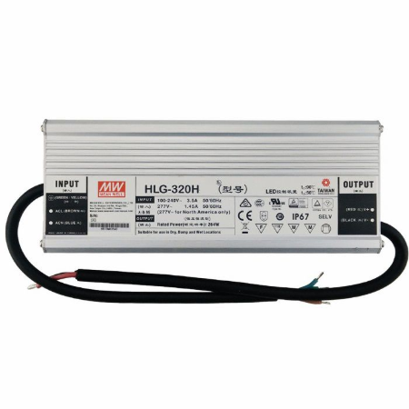 Ảnh của Bộ nguồn LED Meanwell HLG-320H-C2100AB (320W 152V 2100mA)