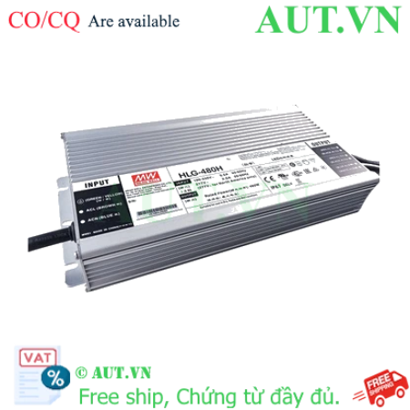 Ảnh của Bộ nguồn LED Meanwell HLG-480H-30AB (480W 30V 16A)