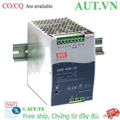 Ảnh của Bộ nguồn Meanwell SDR-480-24 (480W 24V 20A)